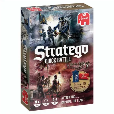 Produktbild von Stratego Quick Battle, Brettspiel, Strategie, 8 Jahr(e), Familienspiel