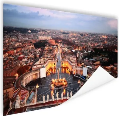 Produktbild von MuchoWow® Poster Rom - Platz - Stadt 180x120 cm - Fotoplakat