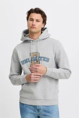 Produktbild von Blend BHSweatshirt Herren Kapuzenpullover Hoodie Pullover mit Kapuze Kordelzug Stickerei Kängurutasche Baumwollmischung Regular fit