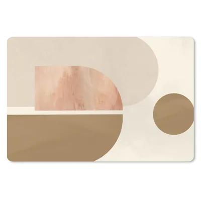 Produktbild von MuchoWow® Mauspad Mousepad Rosa - Design - Abstrakt 27x18 cm - Mousepads - Maus Mat - Pad - Mausunterlage - Büroartikel - Desk Matten