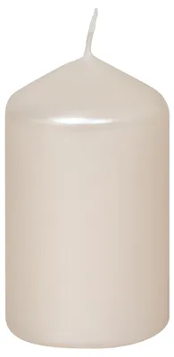 Produktbild von Stumpenkerzen "Edelglanz" Weiß 80/47 mm, 14 Stück