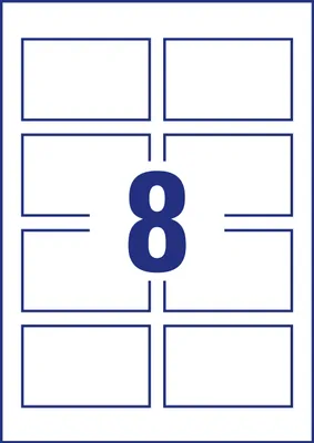 Produktbild von Avery Zweckform C32015-25, Premium Visitenkarten, 85 x 54 mm, beidseitig beschichtet, 200 Karten / 25 Bögen