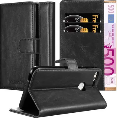 Immagine prodotto di Cadorabo cover per Google PIXEL cover protettiva in nero cover telefono cellulare cover libro custodia custodia