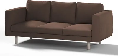 Produktbild von Dekoria Bezug für Norsborg 3-Sitzer Sofa, braun, Norsborg 3-Sitzer Sofabezug