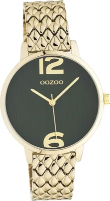 Produktbild von Oozoo Metall Damen Uhr Analog Quarzuhr Armband gold Vintage Series D2UOC10878