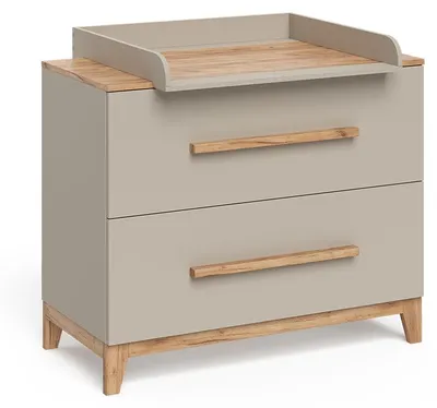Image de Table à langer Vitalispa Malia Cachemire/Artisan 108x98cm avec plan à langer, Model 58354