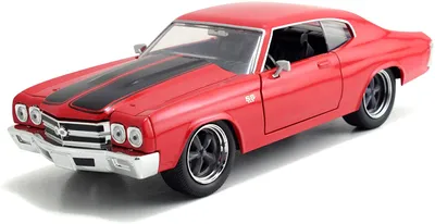 Produktbild von Jada Fast & Furious 1970 Chevy Chevelle SS, Modellauto, Modell Auto, Modellfahrzeug, Maßstab 1:24, Rot, 253203009