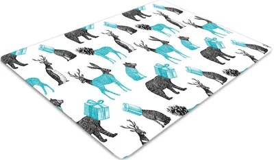 Obrázok produktu pre Podlahová ochranná podložka - Ochranná podložka pod stoličku - Podlahová podložka - 100x70 cm - Zvieratá
