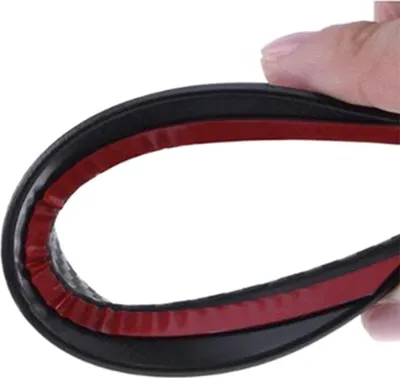 Immagine prodotto di 6 alette diffusore paraurti anteriore, stile fibra di carbonio, canard laterali, decorazione labbro, spoiler carrozzeria, montaggio universale