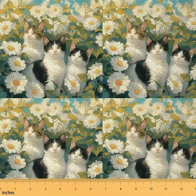 Katzenstoff 1 Yard wasserdicht Polyester Outdoor für Stühle