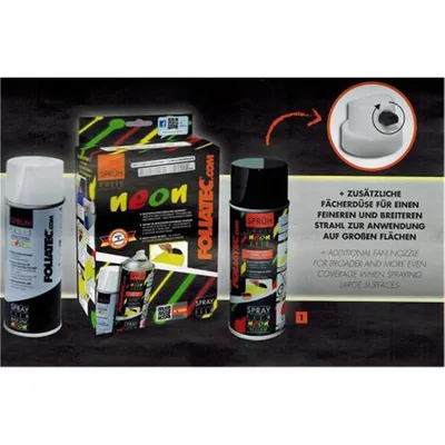 Produktbild von Foliatec Sprühfolie Neon Grün 2er Set 1x 400ml + 1x Grundierung Felgenfolie