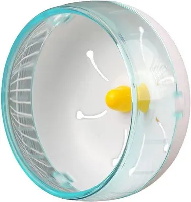 Immagine prodotto di Ruota da esercizio per criceti - Pezzo unico - Ruota per criceti in plastica - Ruota silenziosa per criceti - Ruota da esercizio per piccoli animali domestici