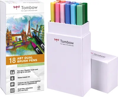 Zdjęcie produktu dla Zestaw pastelowych kolorów Tombow ABT-18P-5ABT 18er