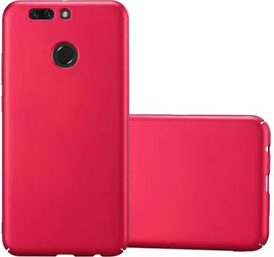 Obrázek produktu pro Cadorabo Pouzdro pro Honor 8 PRO Ochranný kryt v červeném tvrdém pouzdře Pouzdro na mobilní telefon Kryt Pouzdro