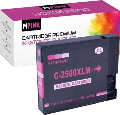 Produktbild von Druckerpatronen für Canon PGI-2500XLM Magenta iB4000 4100 Series MB5000 5100 5300 5400 Series