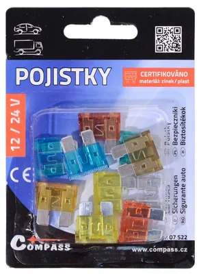 Obrázek produktu pro Pojistky nožové 10 ks