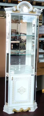 Productafbeelding van Luxus Schaufenster Vitrine Glas Schrank Modern Stil Möbel Regal Klassisch ITALY