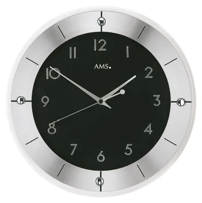 Produktbild von AMS Funk-Wanduhr, Funkwerk, D31x4cm, 5849