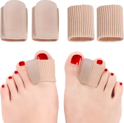 Produktbild von COOL-i ® Hallux-Bandage, Softkissen, 2 Paar, Zehenspreizer mit Gel Kissen für Hallux Valgus und Hammerzehen（EU 32-38）