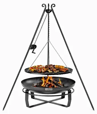 Productafbeelding van CookKing Schwenkgrill Set Viking 5, inclusief vuurschaal, driepoot en grillrooster