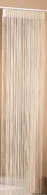 Produktbild von Fadenvorhang Fadengardine BxH 100x245cm natur beige Raumteiler Universalband