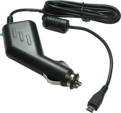 Produktbild von Premium Micro-USB 2A KFZ-Ladekabel 12V/24V mit TMC Antenne ersetzt 4UUC5 4UUC.001.05 4 UUC 23 für Becker Blaupunkt Falk Garmin Navigon TomTom Navigationsgerät (1,1m Länge)