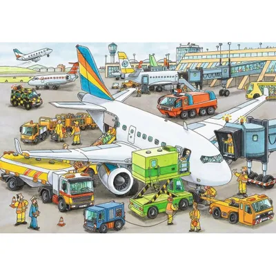 Obrázok produktu pre Ravensburger Busy Airport, 35 kusov, rozprvky, 35 rok / roky