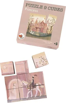 Produktbild von Egmont Toys Würfelpuzzle Prinzessin - Karton Spielzeug Puzzle 3+