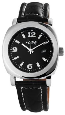 Produktbild von Flair Herrenuhr mit Echtlederarmband