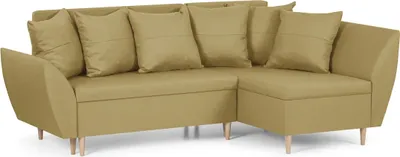 Produktbild von ALI Ecksofa mit Schlaffunktion - Senf