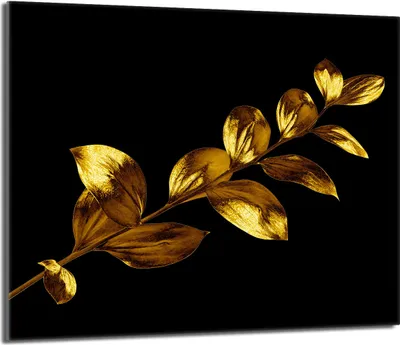Image de Plaque de recouvrement pour cuisinière 60x52 Vitrocéramiquefeld Couverture anti-éclaboussures Plaque en verre Deko Planche à découper, Golden Laub