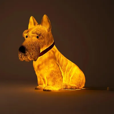 Produktbild von Egmont Toys Heico Lampe Hund Scotty 34x39 cm