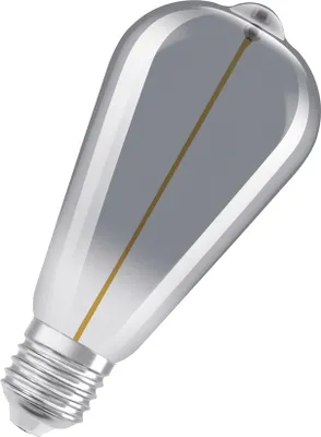 Produktbild von OSRAM LED-Lampen, Vintage-Edition, 6 Watts Ersatz, E27, ST64-shape, 1800 Kelvin, Comfort warm white, Klares Glas, single Pack