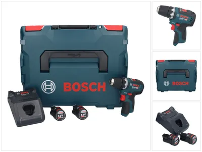 Zdjęcie produktu dla Bosch GSR 12V-35 Professional, Wiertarka pistoletowa, Czarny, Niebieski, 1 cm, 1750 RPM, 3,2 cm, 1 cm