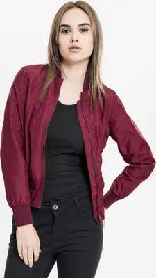 Obrázek produktu pro Dámská bomberová bunda Urban Classics Ladies Light Bomber Jacket burgundy - L