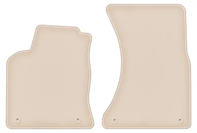 Produktbild von DURBAN Beige Velours-Fußmatten vorne für Audi Q5 I SUV (2008-2017)