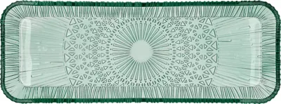 Image de Plat de service Bitz Kusintha, rectangulaire, vert, 38 x 14 cm