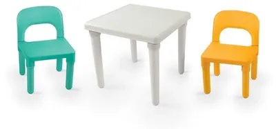 Immagine prodotto di Set DOLU tavolo bianco + 2 sedie
