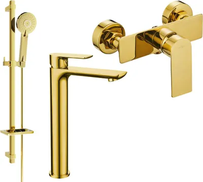 Immagine prodotto di Mexen Alfa DQ40 set doccia, dorato - 745714DQ40-50