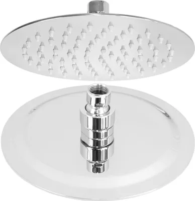 Produktbild von Regendusche, Edelstahl Duschkopf mit Antikalk Düsen, 200 mm Durchmesser, komfortabler Wasserfluss