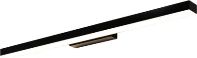 Immagine prodotto di Applique da bagno sopra lo specchio, nera, lineare, 66,5 cm, luce regolabile, LED, 20 W, AQUA Light Prestige