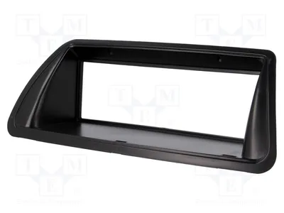 Immagine prodotto di 1 cornice per autoradio 1 DIN, colore nero; cornice per autoradio
