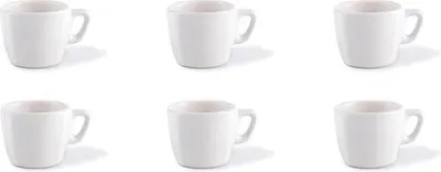 Produktbild von Famanu Espressotassen Set aus 6 - Weiß, 70 ml