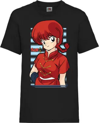 Zdjęcie produktu dla Koszulka Dziecięca Ranma Saotome, 3-4 Jahr - 104 / Czarny