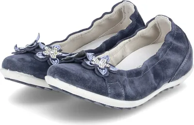 Immagine prodotto di Ballerine Imac bambino in pelle scamosciata blu misura: 40