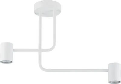 Obrázok produktu pre Luis 2xGU10 25W Sigma Lighting moderné dekoratívne biele 2-bodové stropné svietidlo