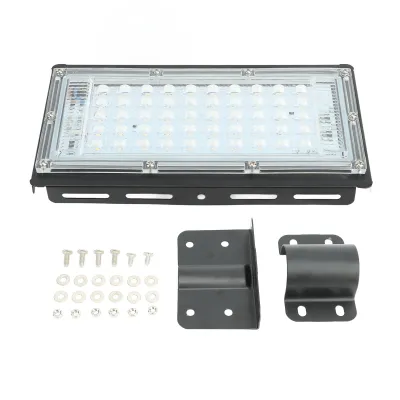 Image de lampe de rue à LED 50W Blanc chaud Lampe de rue à LED pour l'extérieur Lumière de cour étanche 180?240V