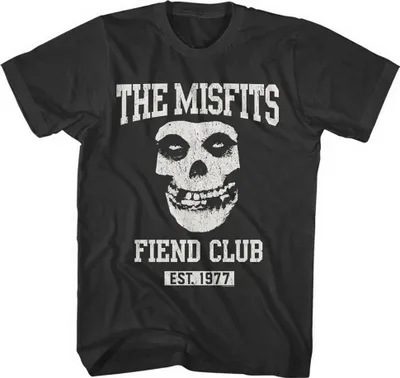Produktbild von Misfits Fiend Club T-Shirt mit kurzen Ärmeln Black M