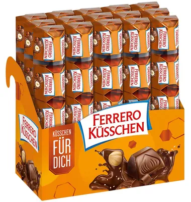 Immagine prodotto di FERRERO KÜSSCHEN 120943001 FERRERO KÜSSCHEN Klassik Pralinen 15x 5 St.