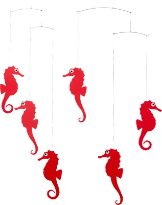 Immagine prodotto di Flensted Mobiles - Cellulare Seahorse, rosso